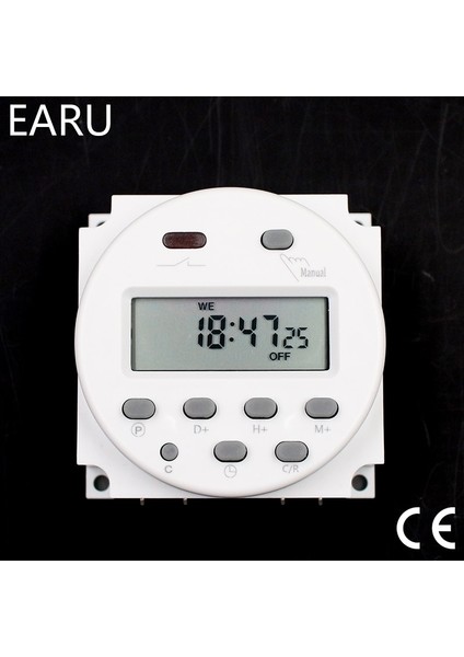 CN101A Zamanlayıcı Anahtarı Ac/dc 12V 24V 110V 120V 220V 230V 240V Dijital LCD Güç Hafta Mini Programlanabilir Zaman Anahtarı Röle 8A Ila 16A (Yurt Dışından) fiyatları