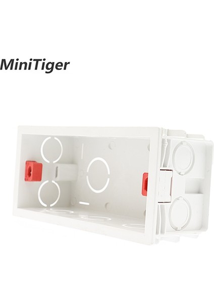 Minitiger Süper Kalite 144MM * 67.5mm Dahili Montaj Kutusu Arka Kaset 154MM * 72MM Duvar Lambası Dokunmatik Anahtarı ve USB Soketi (Yurt Dışından) fiyatları