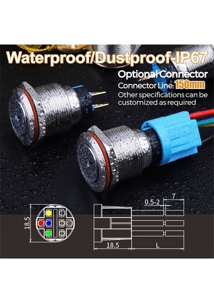 Lanboo 19/22MM Anahtar Düğmesi Spst/dpdt Mandallı Metal Düğme Anahtarı 3A/250VAC ile (Yurt Dışından) indirimleri