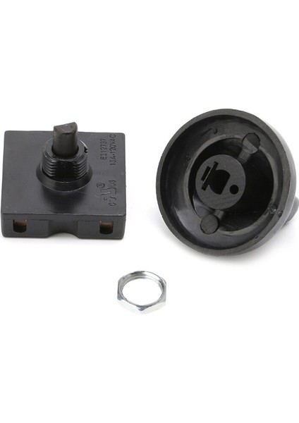 Yeni 4 Pozisyonlu 3 Hızlı Fan Seçici Döner Anahtar Regülatörü, Düğmeli 13AMP 120V-250V (Yurt Dışından) indirimleri
