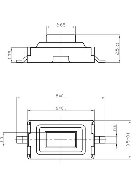 50 Adet/grup Smt 3X6X2.5MM 2pın Dokunsal Inceliğini Basmalı Düğme Anahtarı G73 Kendini Sıfırlama Anlık (Yurt Dışından) fırsatları