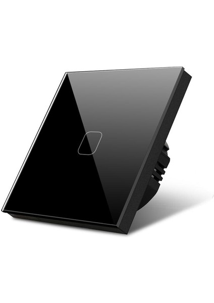 Ab Standardı 1 Gang 2 Gang 3 Gang 1 Yollu Akıllı Dokunmatik Anahtarı 220 Volt Işık Beyaz Siyah Duvar Anahtarı Su Geçirmez Cam Panel (Yurt Dışından)