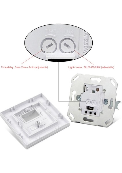 Otomatik Açma / Kapama Kızılötesi Pır Hareket Sensörü Işık Anahtarı AC110-240V Insan Vücudu Hareket Ir Indüksiyon Gömme Duvara Monte Anahtarı (Yurt Dışından) fiyatları