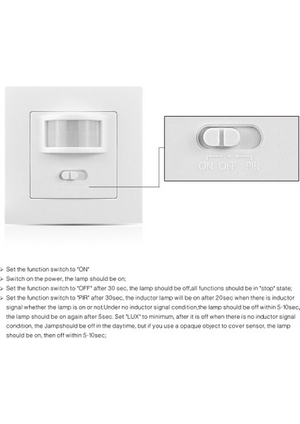 Otomatik Açma / Kapama Kızılötesi Pır Hareket Sensörü Işık Anahtarı AC110-240V Insan Vücudu Hareket Ir Indüksiyon Gömme Duvara Monte Anahtarı (Yurt Dışından) indirimleri