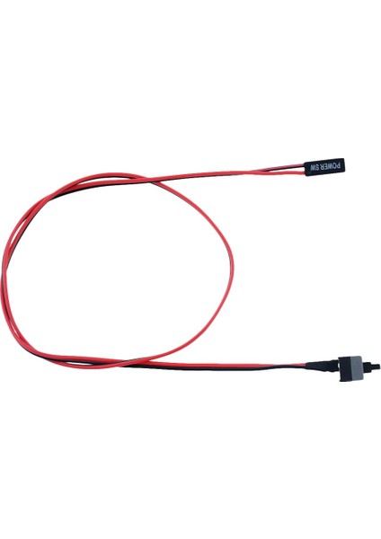 Adet 50 cm Uzun Güç Düğmesi Anahtarı Kablosu Pc Anahtarları Sıfırlama Bilgisayar Gücü Anlık Otomatik Sıfırlama Düğmesi Sw (Yurt Dışından)
