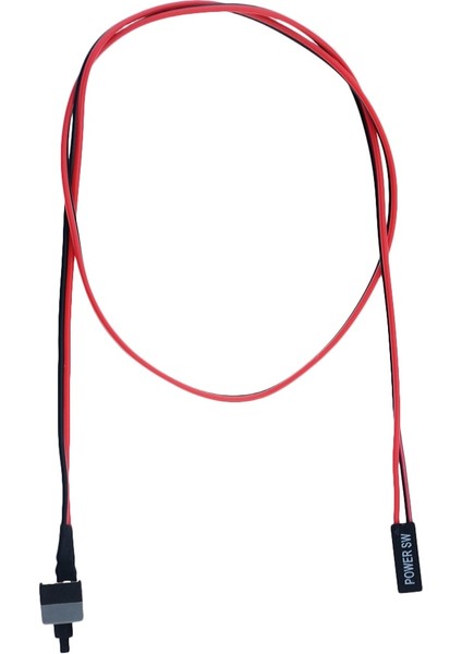 Adet 50 cm Uzun Güç Düğmesi Anahtarı Kablosu Pc Anahtarları Sıfırlama Bilgisayar Gücü Anlık Otomatik Sıfırlama Düğmesi Sw (Yurt Dışından) fiyatları