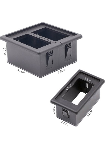 Yat Rv Dönüşüm Aksesuarları Sabit Çerçeve Anahtar Kombinasyonu Sabit Çerçeve Iki Siyah (Yurt Dışından) modelleri