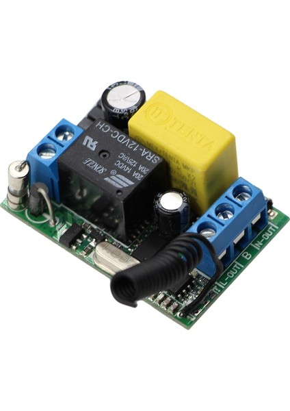 Ac 220V Kablosuz Uzaktan Kumanda Sistemi Kablosuz Aydınlatma Anahtarı 1ch Röle Modülü Alıcı + Su Geçirmez; 315/433MHZ (Yurt Dışından)