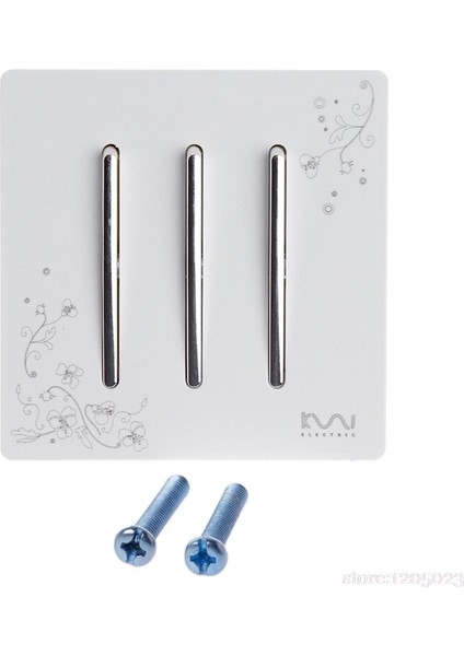 Lüks Duvar Işık Anahtarı Beyaz Kısa Sanat Örgü Ac 110-250 V Panel Buton 1/2 /3gang 1 Yollu (Yurt Dışından) fiyatları