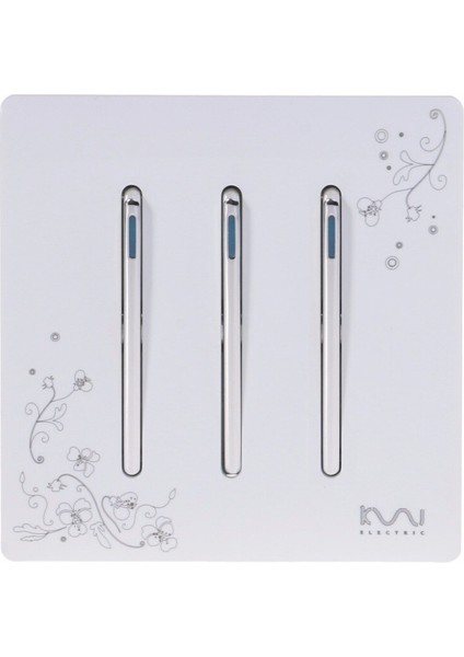 Lüks Duvar Işık Anahtarı Beyaz Kısa Sanat Örgü Ac 110-250 V Panel Buton 1/2 /3gang 1 Yollu (Yurt Dışından) modelleri