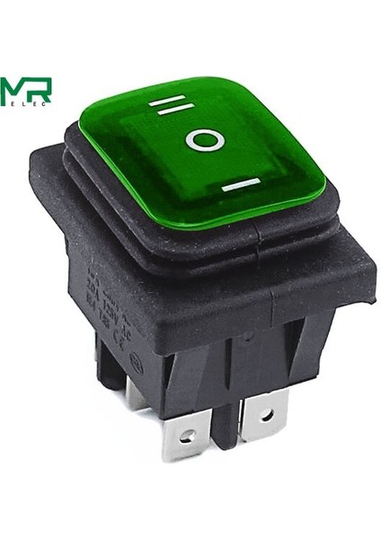 Kcd4 Su Geçirmez Anahtar Basmalı Anahtar Güç Anahtarı 2 Konumlu/3 Konumlu 6 Pin Sıfırlama Veya Kendinden Kilitlemeli 16A 250VAC/ 20A 125VAC (Yurt Dışından)