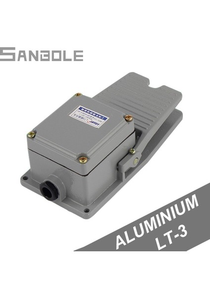 Lt3 Ayak Anahtarı Takım Tezgahı Aksesuarları Pedal Anahtarı Gümüş Kontak, Alüminyum ile Su Geçirmez 15A/250V Gri (Yurt Dışından) fiyatları