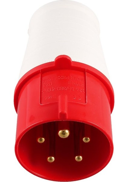 Kırmızı 415V 32 Amp 5pin Endüstriyel Fiş ve Priz Su Geçirmez 3p+Toprak+Nötr Kırmızı (Yurt Dışından) fırsatları