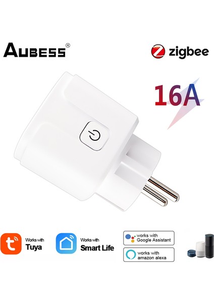 [sıcak Satış] [sıcak Satış] Tuya Zigbee Akıllı Fiş Ab 16A 110-250V Zamanlayıcı Soketi Akıllı Ev Kablosuz Fiş Uyumlu Alexa Google Home Assistant 2021 (Yurt Dışından) fırsatları