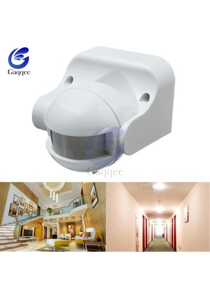 Ac 220V-240V 110V 180 Derece Açık IP44 Güvenlik Pır Kızılötesi Hareket Sensörü Hareket Anahtarı Max 12M 50Hz 3-2000LUX (Yurt Dışından) fiyatları