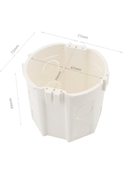 Smatrul - 86*86MM Priz Alt Kutusu - Pvc Duvar Montaj Kutusu - Dahili Kaset Buat (Yurt Dışından) modelleri