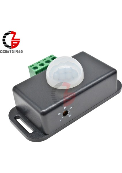 Dc 12V 24V 8A Otomatik Ayarlanabilir Pır Hareket Sensörü Anahtarı Ir Kızılötesi Işık Anahtar Modülü LED Şerit Işık Lambası (Yurt Dışından) indirimleri