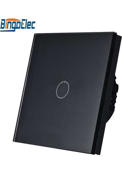 Bingoelec Dokunmatik Anahtarı Duvar Anahtarı Kristal Cam Panel Işık Anahtarı 1gang 2gang 3gang 1WAY Anahtarı S101 Ab/ingiltere Standardı, 110V-240V (Yurt Dışından) modelleri