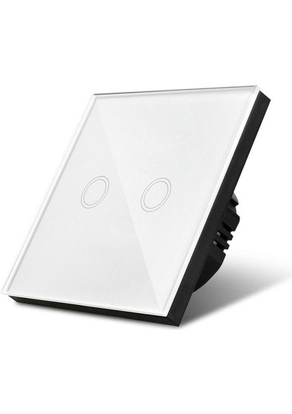 Ab/ingiltere Standart Duvar Anahtarı, Hafif Dokunmatik Anahtar 2 Gang 1 Yollu AC110V 220V Duvar Dokunmatik Anahtarı (Yurt Dışından) fırsatları