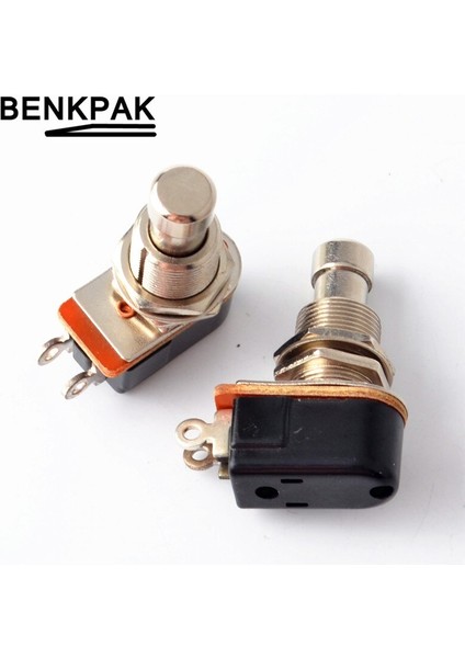 Benkpak Spst Anlık Yumuşak Dokunmatik Basma Düğmesi Stomp Ayak Pedalı Anahtarı Elektro Gitar Anahtarı Kapalı-Anlık Açık (Yurt Dışından) fırsatları
