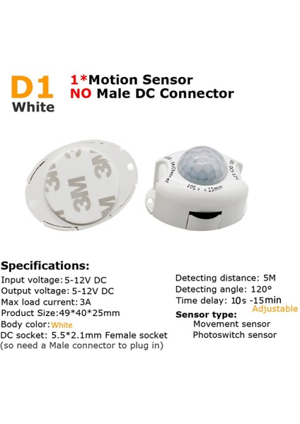 Hareket Sensörü Dc 5V 12V Işık Anahtarı Hareketi Aktif Zamanlayıcı Otomatik Pir Hareket Sensörü LED Şerit Işığı Için Açık Kapalı (Yurt Dışından) modelleri