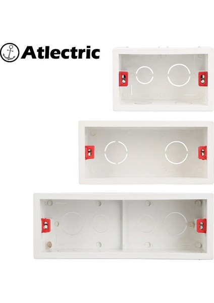 Atlectric 118 Tipi Montaj Kutusu Dahili Kaset Bağlantı Kablolama Kutusu Duvar Lambası Anahtar Prizi Au Standart Arka Kutu 154 197 (Yurt Dışından) fırsatları