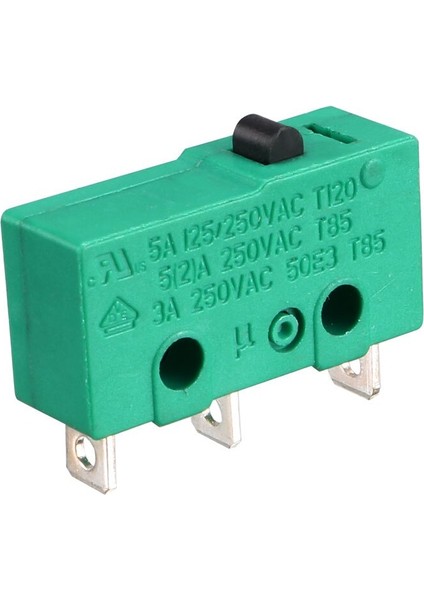 Uxcell Kw4-3z-3 Limit Anahtarı Spdt No Nc 3 Terminaller Anlık Basma Düğmesi Aktüatörü Yeşil (Yurt Dışından)