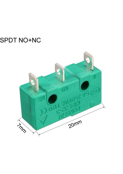 Uxcell Kw4-3z-3 Limit Anahtarı Spdt No Nc 3 Terminaller Anlık Basma Düğmesi Aktüatörü Yeşil (Yurt Dışından) fiyatları