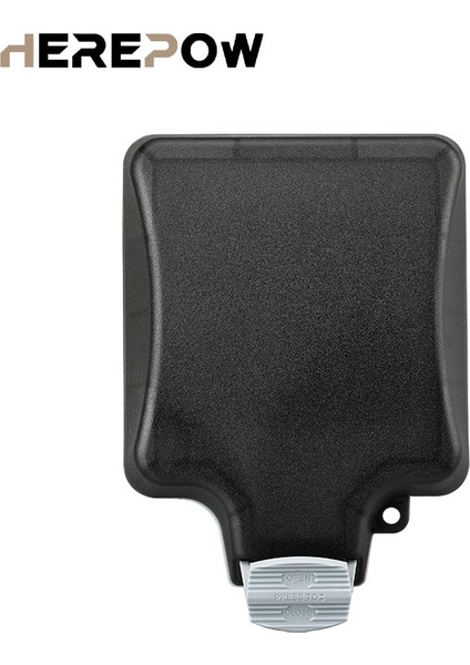 Herepow IP66 Suya Dayanıklı Hava Koşullarına Dayanıklı Dış Mekan Çıkış Koruma Kutusu, 1 Set Evrensel / Ingiltere Standart Neon Anahtarlama Çıkışı (Yurt Dışından)
