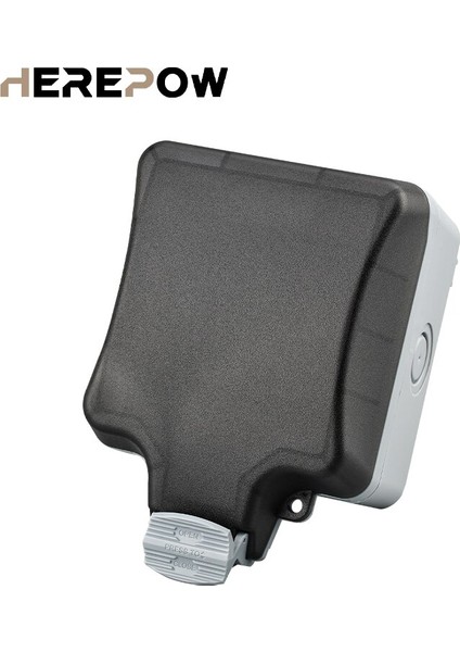 Herepow IP66 Suya Dayanıklı Hava Koşullarına Dayanıklı Dış Mekan Çıkış Koruma Kutusu, 1 Set Evrensel / Ingiltere Standart Neon Anahtarlama Çıkışı (Yurt Dışından) fırsatları