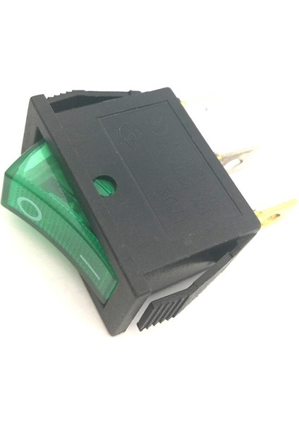 5 Adet/grup Tekne Araba Rocker Anahtarı Yeşil Düğme On/off 3 Pın 16A 250V Ac / 20A 125V Ac Spst ile 12V Ac Yeşil LED Işık 13.6*30MM (Yurt Dışından)