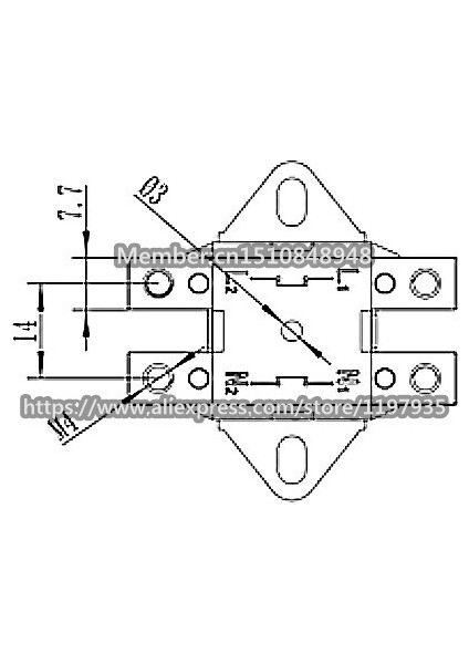 95C Sıcaklık Anahtarları KSD306 40A250V~ 95 Derece Bipolar Termostat Sıcaklık Kontrol Anahtarı (Yurt Dışından) fırsatları