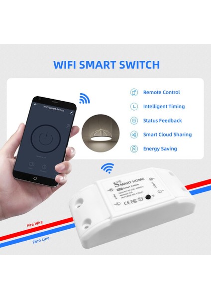 Dıy Akıllı Ev Ev Wifi Kablosuz Uzaktan Kumandalı Anahtar Domotica LED Işık Kontrol Modülü Alexa Google Ev Için Smartlife Tuya App (Yurt Dışından) fırsatları