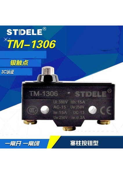 Limit/mikro Anahtar 15A 380V TM-1703 1704 1308 1306 1701 1309 Uzun/kısa Menteşe Rulosu Tm-1 Serisi 1na 1nc (Yurt Dışından)