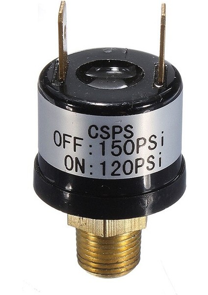 Dıy 12 V 3.5A Trompet Tren Korna Hava Kompresörü Basınç Anahtarı Anma 120-150 Psı Popüler (Yurt Dışından)