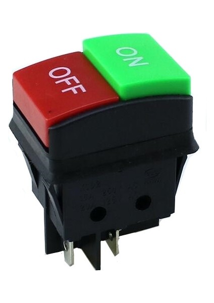 JD03-C1 Gemi Şekli Anahtarı JD03-C1 Kcd2 4pin Açık / Kapalı 14A/16A 125/250V Kırmızı Yeşil Ters Anahtarlama Güç Anahtarı (Yurt Dışından)