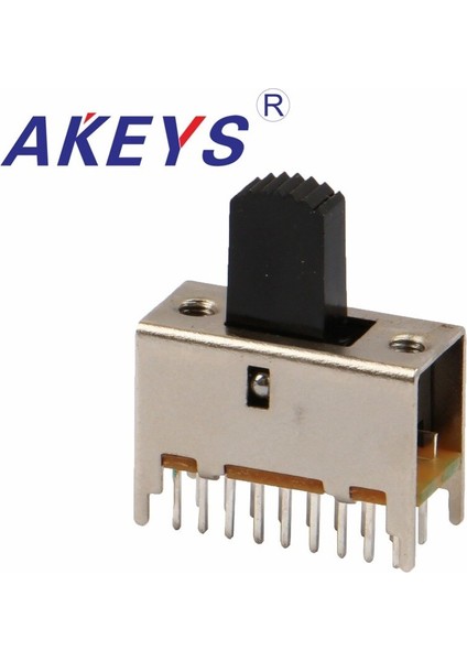 SS-62D02 6P2T Altı Kutuplu Çift Atışlı 2 Konumlu Kaydırmalı Anahtar 18 Pinli Dıp Tipi, 4 Sabit Pinli Kol Yüksekliği Özelleştirilebilir (Yurt Dışından) fiyatları