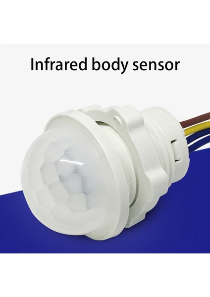 Pır Hassas Ev Aydınlatma Hareket Sensörü Anahtarı Zaman Gecikmesi Enerji Tasarrufu LED (Yurt Dışından)