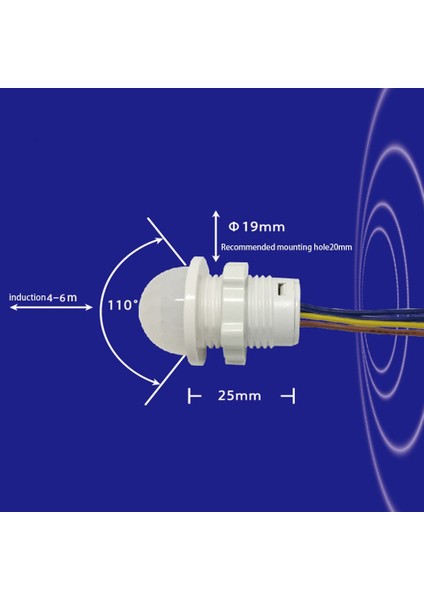 Pır Hassas Ev Aydınlatma Hareket Sensörü Anahtarı Zaman Gecikmesi Enerji Tasarrufu LED (Yurt Dışından) fırsatları