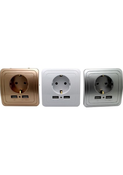 Akıllı Ev Duvar Dokunmatik Anahtarı Ab/ingiltere ve Ab Standart Priz Çift USB Anahtarları Kristal Cam 1 2 3 Gang 1 Yollu Duvar (Yurt Dışından) indirimleri