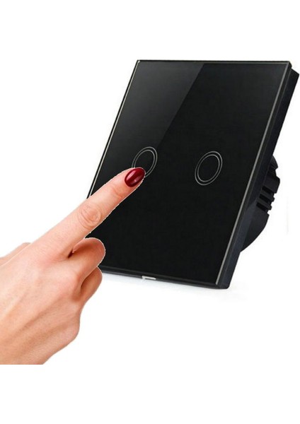 Akıllı Anahtar Ab Standardı Duvar Dokunmatik Anahtarı Lüks Beyaz Kristal Cam, 1/2/3 Gang 1 Yollu Anahtar Ac 220V Akıllı Ev Duvar Lambası (Yurt Dışından) fiyatları