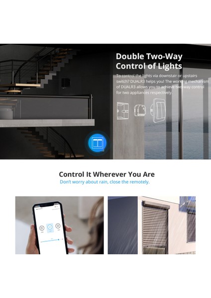Sonoff Dualr3 Wifi Akıllı Anahtar Çift Röle Iki Yönlü Kontrol Güç Ölçümü Akıllı Anahtar Dıy Akıllı Anahtar Alexa Google Home ile Çalışmak (Yurt Dışından) fırsatları