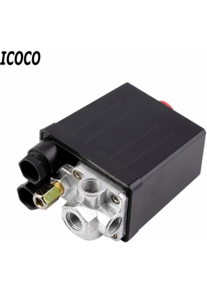 Hava Kompresörü Basınç Anahtarı Kontrol Vanası 90 -120 Psı 240V 16A Otomatik Kontrol Otomatik Yükleme/boşaltma Anahtarı (Yurt Dışından)