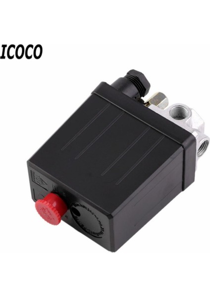 Hava Kompresörü Basınç Anahtarı Kontrol Vanası 90 -120 Psı 240V 16A Otomatik Kontrol Otomatik Yükleme/boşaltma Anahtarı (Yurt Dışından) indirimleri