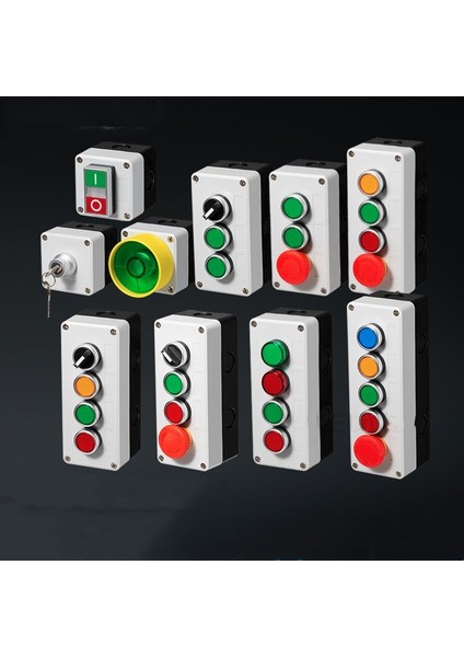 Düğme Anahtarı Kontrol Kutusu Plastik El Tipi Kendi Kendine Başlayan Düğme Su Geçirmez Kutu Elektrik Endüstriyel Acil Durdurma Anahtarı I (Yurt Dışından) modelleri