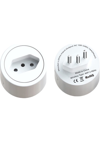 16 A Tuya Wifi Akıllı Soket Ses Kontrolü Ev Asistanı ile Çalışır Elektrik Tüketim Takibi (Yurt Dışından) fırsatları