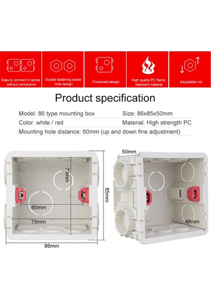 &dayanıklı Duvara Montaj Kutusu Konut, Bina ve Elektrikli Ekipmanların Fabrika Kurulumunu Değiştirmek Için Geçerlidir (Yurt Dışından) indirimleri