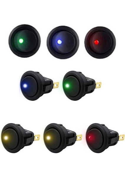 Adet LED Anahtarı 3 Pin On-Off Rocker Anahtarı 12 V LED Rocker Anahtarı LED Nokta Işık LED Aydınlatmalı Araba Dashboard Dash Tekne Geçiş (Yurt Dışından) modelleri