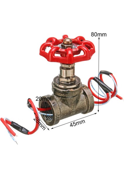 Endüstriyel Steampunk 1/2 ''durdurma Vanası Borusu Tel Geçişli Döner Işık Anahtarı (Yurt Dışından) fırsatları