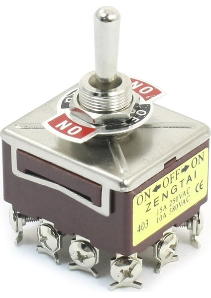 Thgs-Ac 380V 10A Açık/kapalı/açık 3 Pozisyonlu 12 Pinli Kilitlemeli Geçiş Anahtarı 4pdt (Yurt Dışından) fiyatları